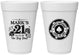 Personalized 21st Birthday 16 oz Foam Cups - Legal At Last Vegas | 340004