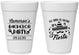 Personalized Bachelor Party 16 oz Foam Cups - Siesta Fiesta Mexican | 40000