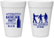 Personalized Bachelor Party 16 oz Foam Cups - Bar Crawl | 40010