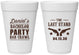 Personalized Bachelor Party 16 oz Foam Cups - The Last Stand | 40016