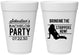 Personalized Bachelor Party 16 oz Foam Cups - Strip Club | 40017