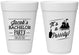 Personalized Bachelor Party 16 oz Foam Cups - Boat | 40023