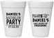 Personalized Bachelor Party 16 oz Foam Cups - Last Night Of Freedom | 40029