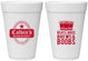 Personalized Bachelor Party 16 oz Foam Cups - Brews And Boobs | 40031