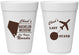 Personalized Bachelor Party 16 oz Foam Cups - Last Stand | 40034