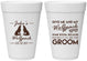 Personalized Bachelor Party 16 oz Foam Cups - Wolfpack | 40036