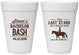 Personalized Bachelor Party 16 oz Foam Cups - The Last Stand | 40050