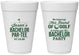 Personalized Bachelor Party 16 oz Foam Cups - Golf | 40052