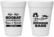 Personalized Bachelor Party 16 oz Foam Cups - Wig Or Stache | 40058