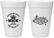 Personalized Bachelor Party 16 oz Foam Cups - Last Vegas | 40059
