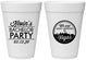 Personalized Bachelor Party 16 oz Foam Cups - Last Vegas | 40060