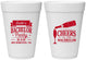Personalized Bachelor Party 16 oz Foam Cups - Cheers | 40072