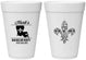 Personalized Bachelor Party 16 oz Foam Cups - New Orleans | 40074