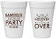 Personalized Bachelor Party 16 oz Foam Cups - Hunt Is Over | 40084