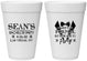 Personalized Bachelor Party 16 oz Foam Cups - Forma | 40098