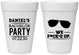 Personalized Bachelor Party 16 oz Foam Cups - We Fucked Up | 40099