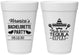 Personalized Bachelorette 16 oz Foam Cups - Fiesta Siesta Tequila Repeat | 60000