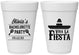 Personalized Bachelorette 16 oz Foam Cups - Viva La Fiesta | 60001