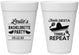 Personalized Bachelorette 16 oz Foam Cups - Fiesta Siesta Tequila Repeat | 60003