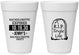 Personalized Bachelorette 16 oz Foam Cups - Rip Single Life | 60014