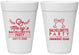 Personalized Bachelorette 16 oz Foam Cups - Official Drink Team | 60017
