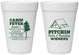 Personalized Bachelorette 16 oz Foam Cups - Camping | 60019
