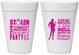 Personalized Bachelorette 16 oz Foam Cups - Raising A Little Hell | 60020