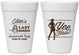 Personalized Bachelorette 16 oz Foam Cups - Last Rodeo | 60021