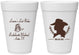 Personalized Bachelorette 16 oz Foam Cups - Last Rodeo | 60022