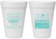 Personalized Bachelorette 16 oz Foam Cups - Rocking The River | 60033