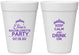 Personalized Bachelorette 16 oz Foam Cups - Keep Calm Drink On | 60036