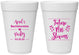 Personalized Bachelorette 16 oz Foam Cups - Future Mrs | 60037