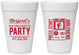 Personalized Bachelorette 16 oz Foam Cups - Video Games | 60039