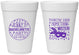 Personalized Bachelorette 16 oz Foam Cups - Mardi Gras | 60055