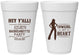 Personalized Bachelorette 16 oz Foam Cups - Cowgirl At Heart | 60079
