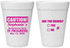 Personalized Bachelorette 16 oz Foam Cups - Drunk Yes Or No | 60083