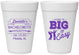 Personalized Bachelorette 16 oz Foam Cups - New Orleans | 60084