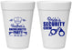 Personalized Bachelorette 16 oz Foam Cups - Police Security Crew | 60091
