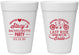 Personalized Bachelorette 16 oz Foam Cups - Last Ride Before Bride | 60093