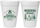 Personalized Bachelorette 16 oz Foam Cups - Camping | 60094