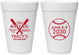 Personalized Bachelorette 16 oz Foam Cups - Final Swing Before Ring | 60109