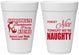 Personalized Bachelorette 16 oz Foam Cups - Nice Tonight Naughty | 60112