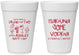 Personalized Bachelorette 16 oz Foam Cups - Lets Get Wasted | 60119