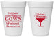 Personalized Bachelorette 16 oz Foam Cups - Bad And Boozie | 60121