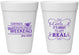 Personalized Bachelorette 16 oz Foam Cups - About To Get Real | 60123