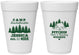 Personalized Bachelorette 16 oz Foam Cups - Camping | 60124