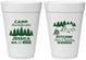 Personalized Bachelorette 16 oz Foam Cups - Camping | 60125