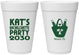 Personalized Bachelorette 16 oz Foam Cups - Beach | 60126