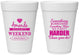 Personalized Bachelorette 16 oz Foam Cups - Something Borrowed | 60131