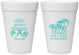 Personalized Bachelorette 16 oz Foam Cups - Sun Sand Drink Hand | 60134